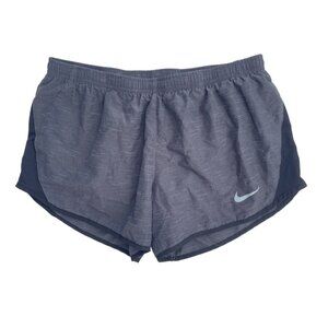 Nike Dri-Fit Women’s Medium M Med Running Shorts Gray drawstring